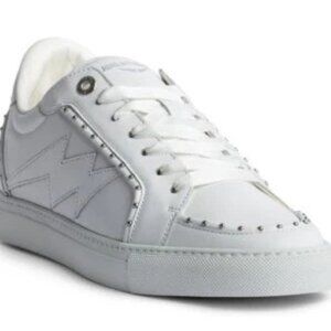 Zadig & Voltaire women’s Low Top Stud Sneaker  SIZE EU 37 / US 6 New in Box
